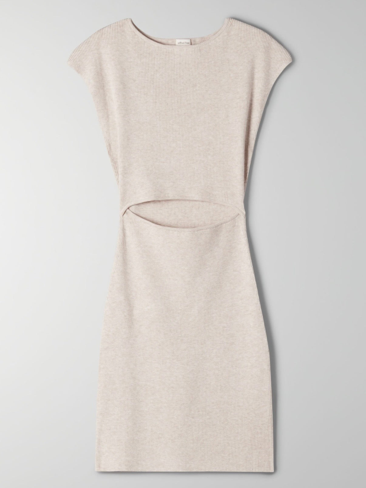 wilfred cut out knit dress Aritzia wilfred long sleeves free cut out