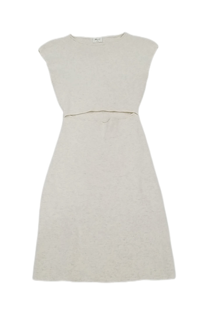 Aritzia Wilfred Ivory Cutout Knit Mini Dress - X-small Fresh Kids Inc. Aritzia Wilfred Ivory Cutout Knit Mini Dress - X-small Fresh Kids Inc.