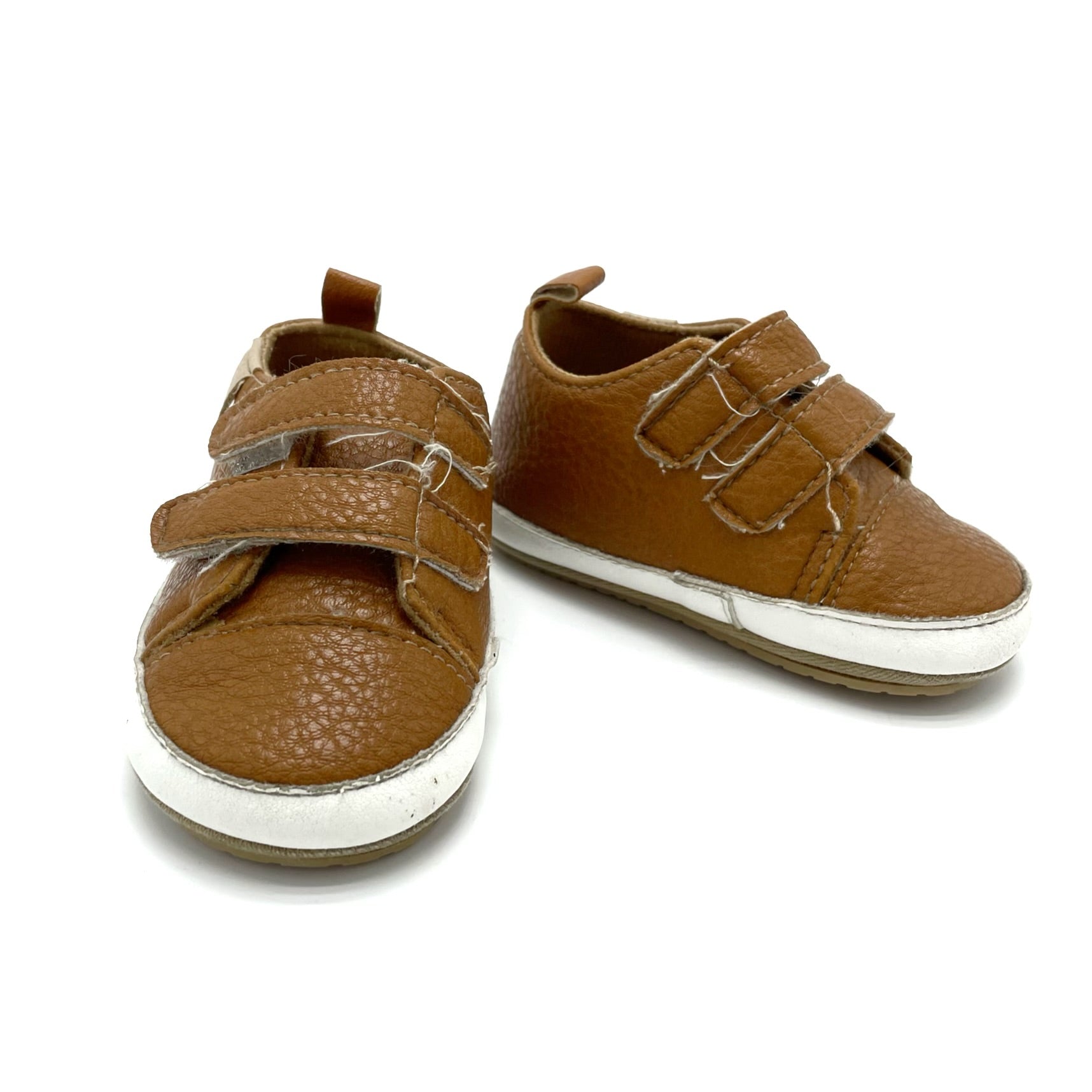 Ddbbrw brown leather soft sole shoes toddler size – Fresh Kids