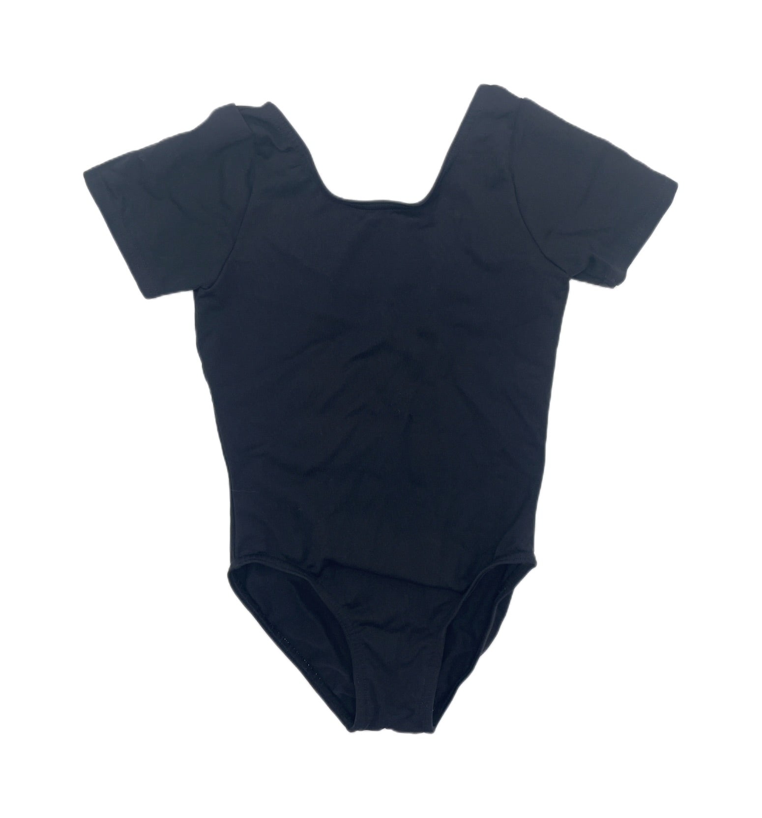 Girls black ballet leotard hotsell