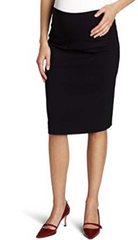 Ripe Maternity Black Pencil Skirt - Medium